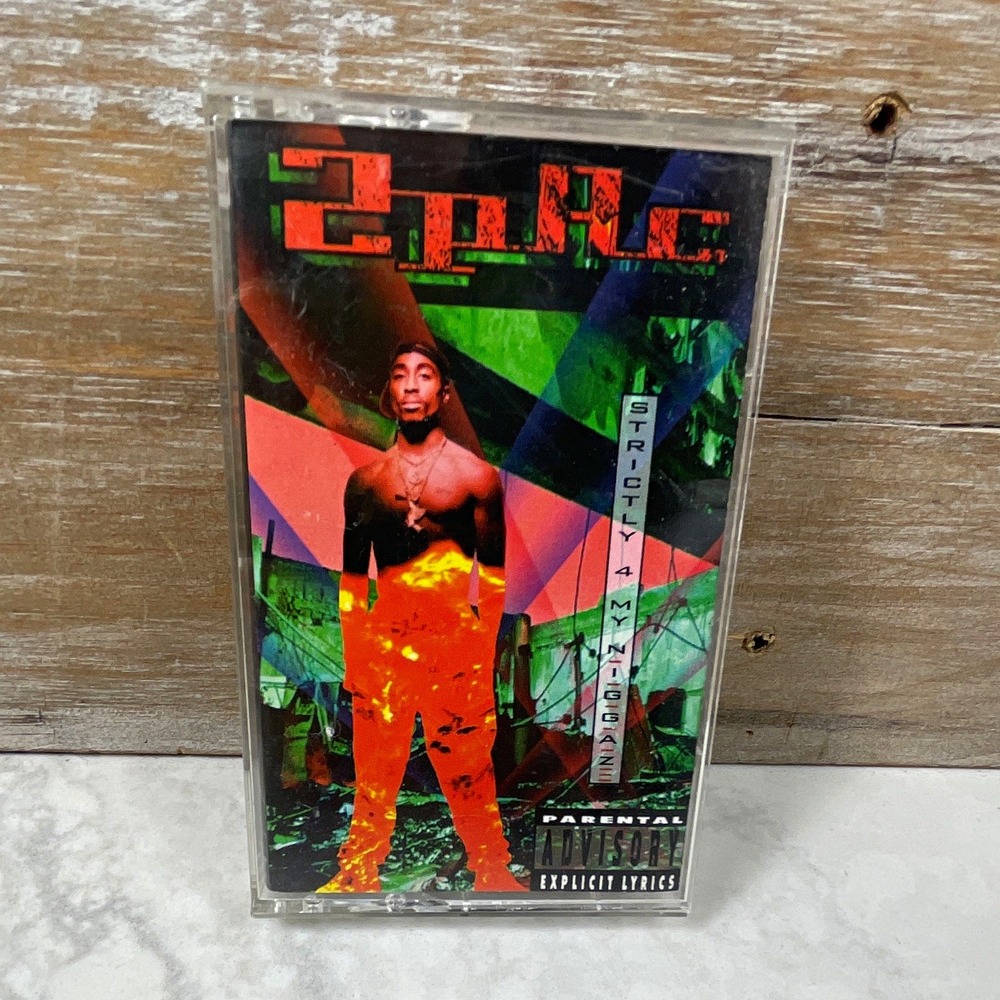 2Pac Strictly 4 My N.I.G.G.A.Z... Cassette Interscope 1993 Parental